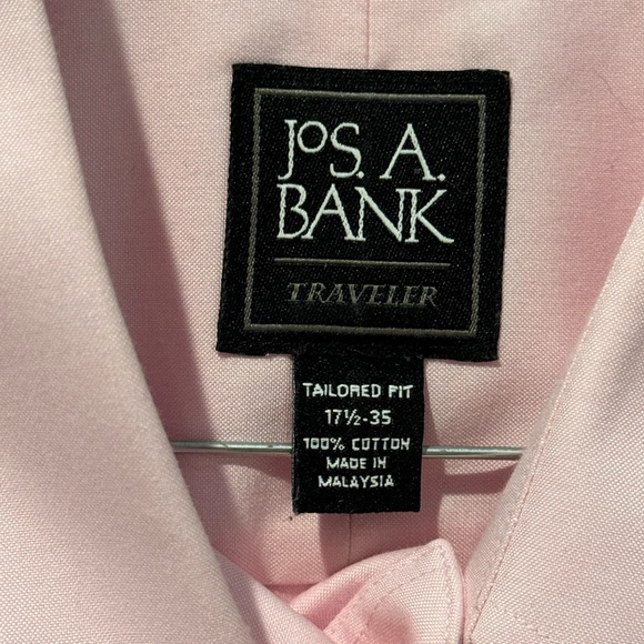Jos. A. Bank Traveler’s Collection Pink Dress Shirt - Picture 4 of 4